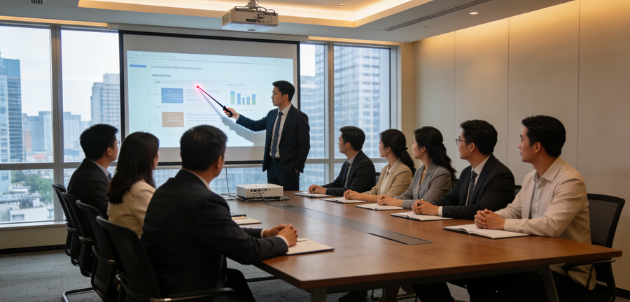 希鸥网创新研究院研究团队工作场景